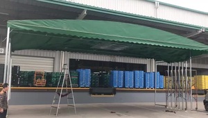 Lều Có Thể Thu Gọn Hoạt Động Ngoài Trời Kích Thước Lớn Giá Đỡ Sàn Di Chuyển Được Chợ Đêm Lều Đẩy Thịt Nướng Phục Vụ Ăn Uống - Product Image 6