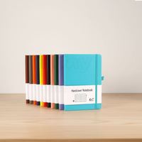 Hochwertiges A5 Anpassbares PU-Leder Hardcover Notizbuch Werbe-Druckbindung Elastischer Verschluss Buch mit Eigenem Logo