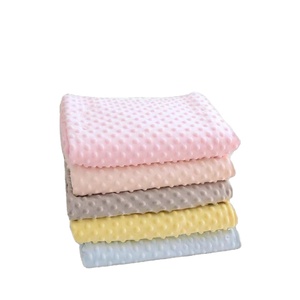 New Style Soft Cozy Comfortable Knitted Minky Baby Blanket Portable Dot Cartoon Pattern <strong>Throw</strong> for Bedroom <strong>Outdoor</strong> Folded Feature - Product Image 1