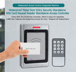 Impermeable 125Khz Caja de metal de alta capacidad Control de acceso al aire libre independiente con función de control remoto - Product Image 4