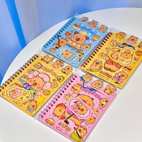 Lot de 24 Autocollants Kawaii Capybara pour Carnet, DIY, Agenda, Mini Carnet Portable, Journal, Papeterie Scolaire et Fournitures de Bureau