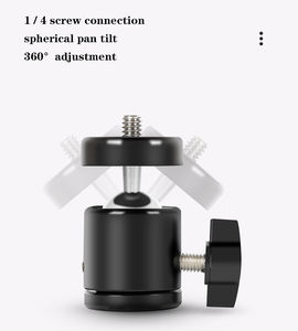 Soporte de escritorio ajustable con soporte de disparo superior Soporte de trípode de tableta de piso de metal <span class=keywords><strong>para</strong></span> teléfono y anillo de luz - Product Image 3