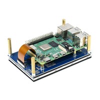 Layar Tampilan MIPI DSI Tipe B Generasi ke-4 Raspberry Pi, Layar Sentuh Kapasitif 4,3 inci Raspberry Pi 4B