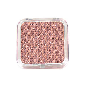 Clear Acrylic Square Compact <b>Mirror</b> Chunky Glitter Sequin Dual Sided HD Glass Folding Pocket Makeup <b>Mirror</b> Bulk Wholesale - Product Image 3