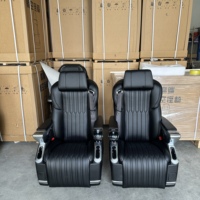 Siège de capitaine électrique avec accoudoir en cristal pour Toyota Alphard Hiace Van Mercedes-Benz W447