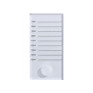 IRISMANLI Palette carrée en acrylique <span class=keywords><strong>de</strong></span> haute qualité, écologique, pour rangement <span class=keywords><strong>de</strong></span> colle et support professionnel pour extensions <span class=keywords><strong>de</strong></span> <span class=keywords><strong>cils</strong></span> - Product Image 5