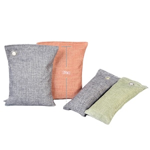 High quality Air Purifying Fresh Active Bamboo Charcoal Carbon small spin Bags 75g