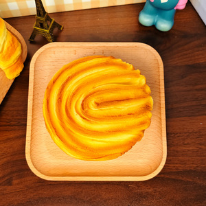 Jouet Squishy Réaliste Pain Gâteau en PU à Rebond Lent, Jouet Sensoriel Anti-Stress pour Adultes <span class=keywords><strong>et</strong></span> Enfants, Accessoire Photo, Certifié CPC - Product Image 4