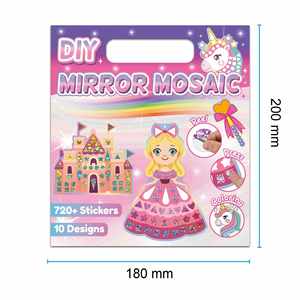 Juego de Manualidades Creativas DIY, Etiquetas de Regalo de Princesa de Moda, Papel Decorativo, Pegatinas de Lámina para Niños y Niñas - Product Image 6