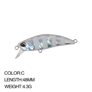 Nouveau leurre méné coulant de 4.3g et 48mm pour la pêche à la truite, Jerkbait artificiel, appât dur, brochet, Wobbler, appât japonais - Product Image 6