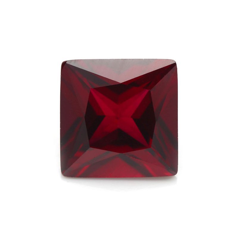 Rubis Naturel Forme Coussin 8-10 Carats - Rouge - Certifié GIR - Inde - Neuf Sans Emballage
