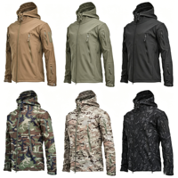 Ensemble de vêtements de randonnée respirants en toile softshell JYN, ensemble deux pièces, uniforme tactique, vêtements de chasse, survêtements unisexes