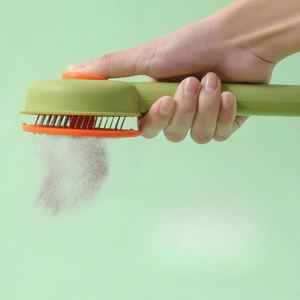 Brosse de toilettage pour chiens et chats - Brosse à picots en acier inoxydable pour Golden Retrievers, Poodles et plus - Product Image 3