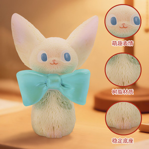 Figuras de Gatos Adorables en Caja Sorpresa con Lazos, Decoraciones para el Hogar para Niños y Adultos, Regalo Unisex, Estilo de Dibujos Animados, Productos Terminados - Product Image 3
