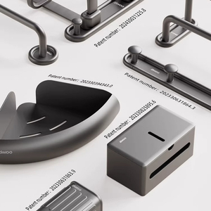 <span class=keywords><strong>Toallero</strong></span> <span class=keywords><strong>de</strong></span> Baño <span class=keywords><strong>de</strong></span> Estilo Premium con Cesta <span class=keywords><strong>de</strong></span> Rejilla, Soporte <span class=keywords><strong>de</strong></span> Toallas <span class=keywords><strong>de</strong></span> Lujo <span class=keywords><strong>de</strong></span> Aleación <span class=keywords><strong>de</strong></span> Aluminio <span class=keywords><strong>sin</strong></span> Perforación - Product Image 4