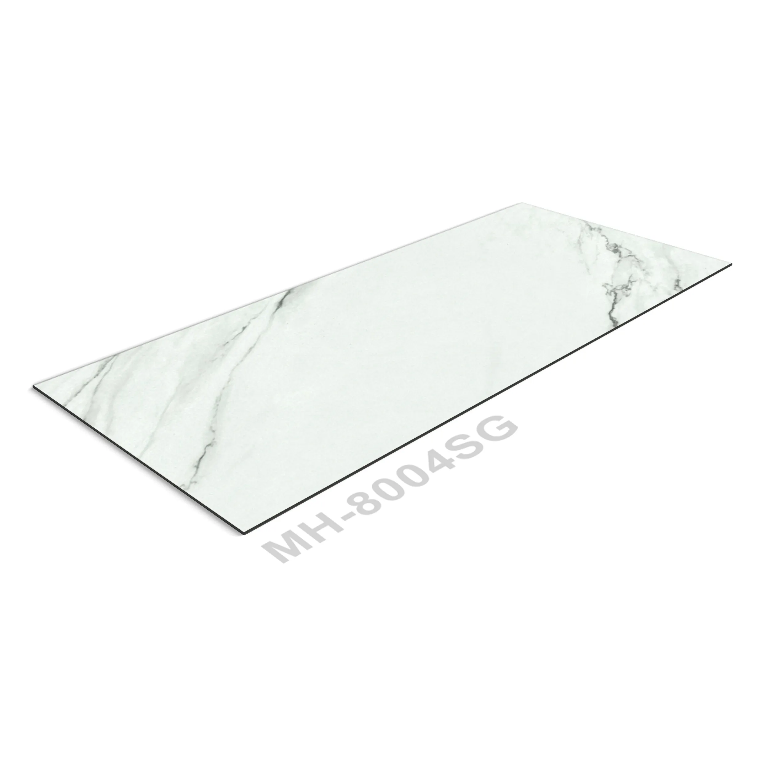 Láminas de PVC marmolizadas para decoración de paredes, material de pvc de alto brillo, mármol uv, 9mm, 4x8