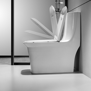 Inodoro de Cerámica Rectangular de Una Pieza con Diseño Moderno Arrow, Descarga por Sifón, Precio Competitivo en Porcelana para Baño - Product Image 4