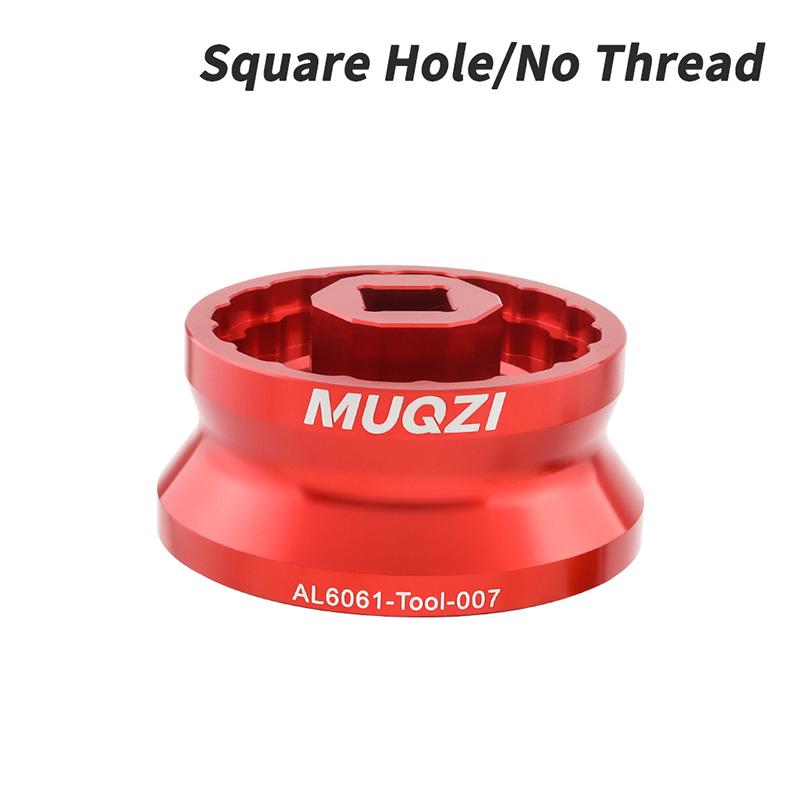 Square Hole/No Thread-Red