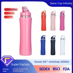 Cross-Border New Stainless Steel Suction Cup Portable Outdoor <b>Large</b> Capacity Thermos Cup with Small Waist Vacuum Bottle - Product Image 2
