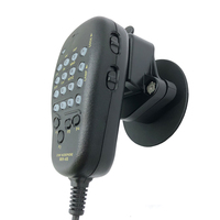 Support de fixation pour talkie-walkie et radio CB de voiture, avec adhésif 3M, rotule mini pivotante ronde de 1 pouce et antichoc pour micro