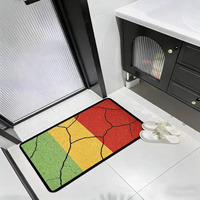 Hot-Selling Custom umwelt freundliche Toilette Teppich & Bade matten Set Anti-Rutsch-Gummi-Backing Absorbent für Dusch boden Home Hotel