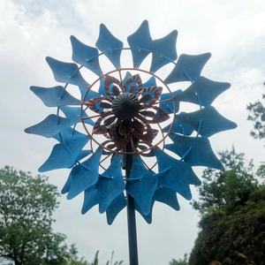 โคมไฟ LED พลังงานแสงอาทิตย์หมุน360องศา,ดีไซน์เป็นเอกลักษณ์หมุนได้องศาสปินเนอร์ลม<span class=keywords><strong>3</strong></span> <span class=keywords><strong>D</strong></span> - Product Image 5