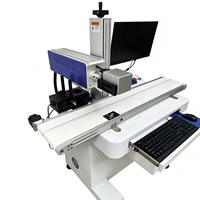 Machine de marquage laser à fibre optique haute vitesse Huike, type portique CNC, avec suivi automatique pour l'emballage de matériel et de tuyaux