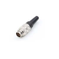 Conector circular J09 AISG IP67, macho y hembra, 14 pines, M16