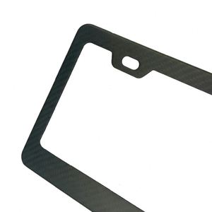 Marcos de Matrícula de Fibra de Carbono K, Paquete de 2, Ligeros, 5 mm, Brillantes/Mate, para Uso Automotriz y Multifuncional, Placas Estándar de EE. UU. - Product Image 4