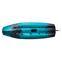 Kayak de Pêche Modulaire à Pédales de 10 Pieds, Capacité de 430 LBS, Conception en 2 Pièces pour le Surf, Kayak Canot Motorisé à Hélice, Facile à Ranger