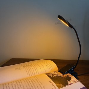 Led không có màu xanh Clip đọc sách ánh sáng linh hoạt nghiên cứu USB có thể sạc lại cuốn sách ánh sáng cho đọc trên giường có thể điều chỉnh đêm đèn - Product Image 5