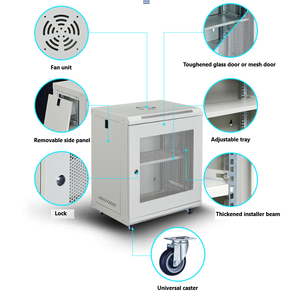 <span class=keywords><strong>Hot</strong></span> bán 19 inch trung tâm dữ liệu 6U 600*600*350 độ dày 1.5/0.8 trong nhà Wall Mount máy chủ <span class=keywords><strong>Rack</strong></span> với kệ tủ mạng - Product Image 5