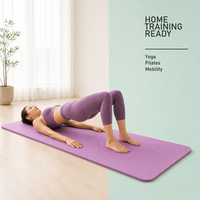 Muestra Gratuita de Tapete de Yoga de PU de 5 mm con Impresión Personalizada, Tapetes de Yoga Ecológicos Naturales al por Mayor