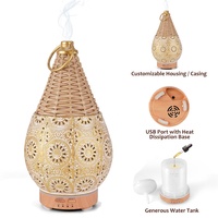 Diffuseurs d'huiles essentielles avec logo personnalisé, vente en gros, aromathérapie, diffuseur USB, humidificateur ultrasonique portable, difusor 200ml, humidificateur à huile