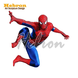 Statua di <span class=keywords><strong>Spiderman</strong></span> in Resina, Sculture a Grandezza Naturale dei Film <span class=keywords><strong>Marvel</strong></span>, per Decorazione e Esposizione Interna - Product Image 4