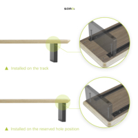 SAMDI Support de Moniteur en Bois Massif pour Bureau 100/120cm avec Rangement, Protection Cervicale, Compatible Téléphones/Tablettes/Haut-parleurs, à Poser sur Table