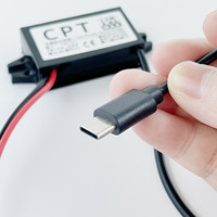 USB-C mâle 12V à 5V 3A 15W DC Buck convertisseur Modules de pilote de puissance onduleur de voiture pour périphériques USB
