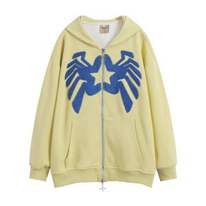 Sudadera con Capucha de Invierno de Alta Calidad, 300 g/m², 100 % Algodón, con Cierre y Estampado de Letras - Product Image 1