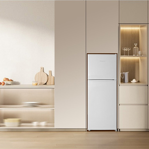 2 Door Top Freezer <b>Refrigerator</b> 120L Manual Defrost Mechanical Control High Quality Fridge for Home Apartment Double Door Fridge - Product Image 3