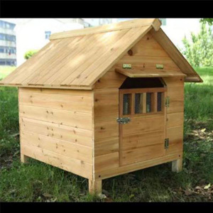 Nichoir Moderne en Bois de Pin Massif à Motif Uni, Abri Extérieur pour Animaux de Compagnie avec Ombre, Chaud et Imperméable pour Chats Toutes Saisons - Product Image 4
