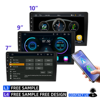 Lecteur MP5 double DIN avec écran tactile 10,9 pouces, CarPlay sans fil, Android Auto, Bluetooth, Mirror Link, GPS, audio multimédia