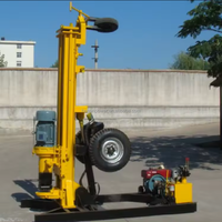 Machines de forage de puits de forage de 200m KQZ200D machine de forage de puits d'eau sur chenilles avec prix d'usine