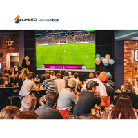 Panel de pantalla LED para interiores UHLED HD, pared de vídeo de pantalla LED publicitaria de paso fino P2 para salas de reuniones