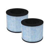 Filter Pengganti HEPA Asli 3 in 1 H13 Kompatibel Dengan Elemen Filter Pembersih Udara Rumah Instant AP100