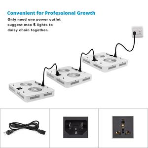 Venta caliente 300W 600W Hidroponía natural Espectro completo UV IR LED Grow Light para verduras. Semillas Boom Invernadero Granja Vertical para Bloom - Product Image 3