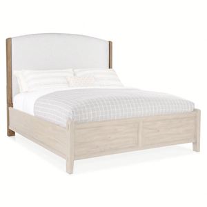 Cama Doble de Diseño Tradicional Americano Minimalista, Estilo Retro Francés Posmoderno, con Panel de Madera Sólida para Recámara Principal - Product Image 5