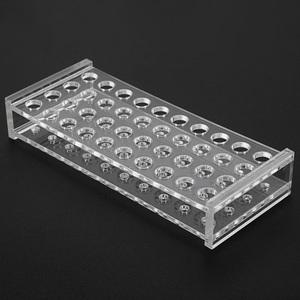 Étagère de <span class=keywords><strong>tube</strong></span> à essai en acrylique à une rangée - Product Image 5