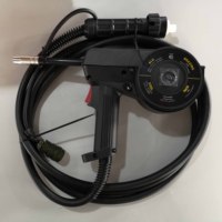Torche de soudage refroidie au gaz MIG MAG CO2 15AK 24V Push Pull, pistolet à bobine en aluminium, adaptateur européen, prise personnalisée