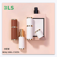 Mini bouteille de parfum en cuir réutilisable de haute qualité de 5ml 10ml personnalisé en gros vaporisateur de parfum portable de voyage doublure en verre