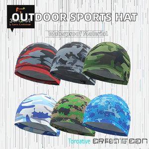 Gorro Deportivo de Verano para Ciclismo y Motociclismo, Impermeable, con Diseño de Puntos, Protección Solar y Contra el Viento, Cubrecabezas Suave 100% - Product Image 2
